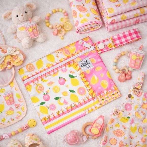 Texas Tushies Other - Pink Lemonade Wet Bag